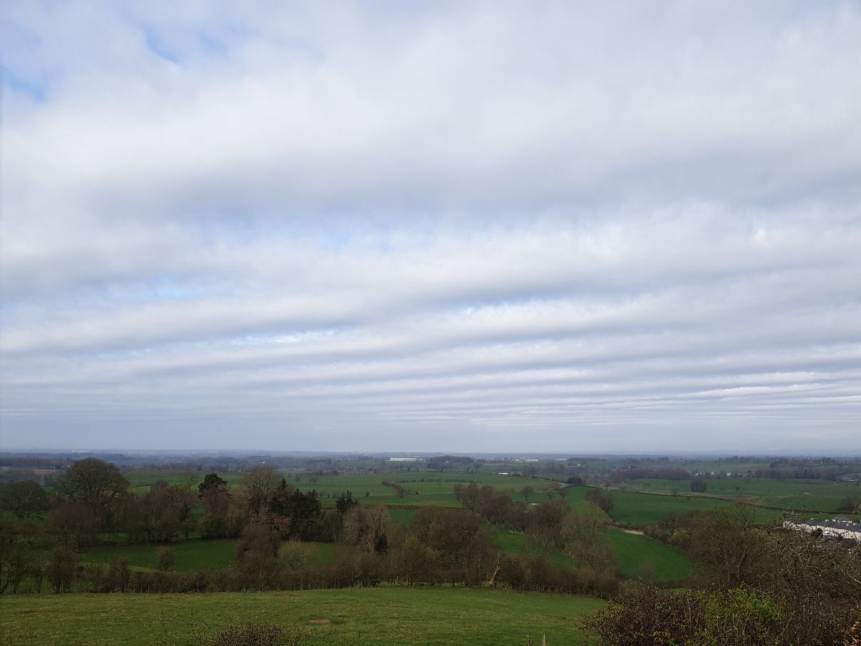 BRAMPTON, Cumbria, Nice layered clouds...