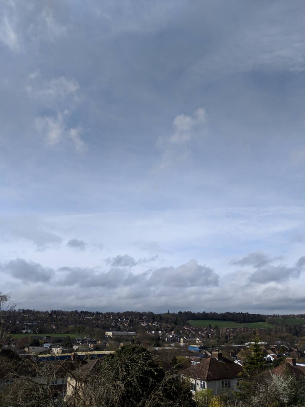 Berkhamsted, Hertfordshire, Mostly overcast. 7.4C...