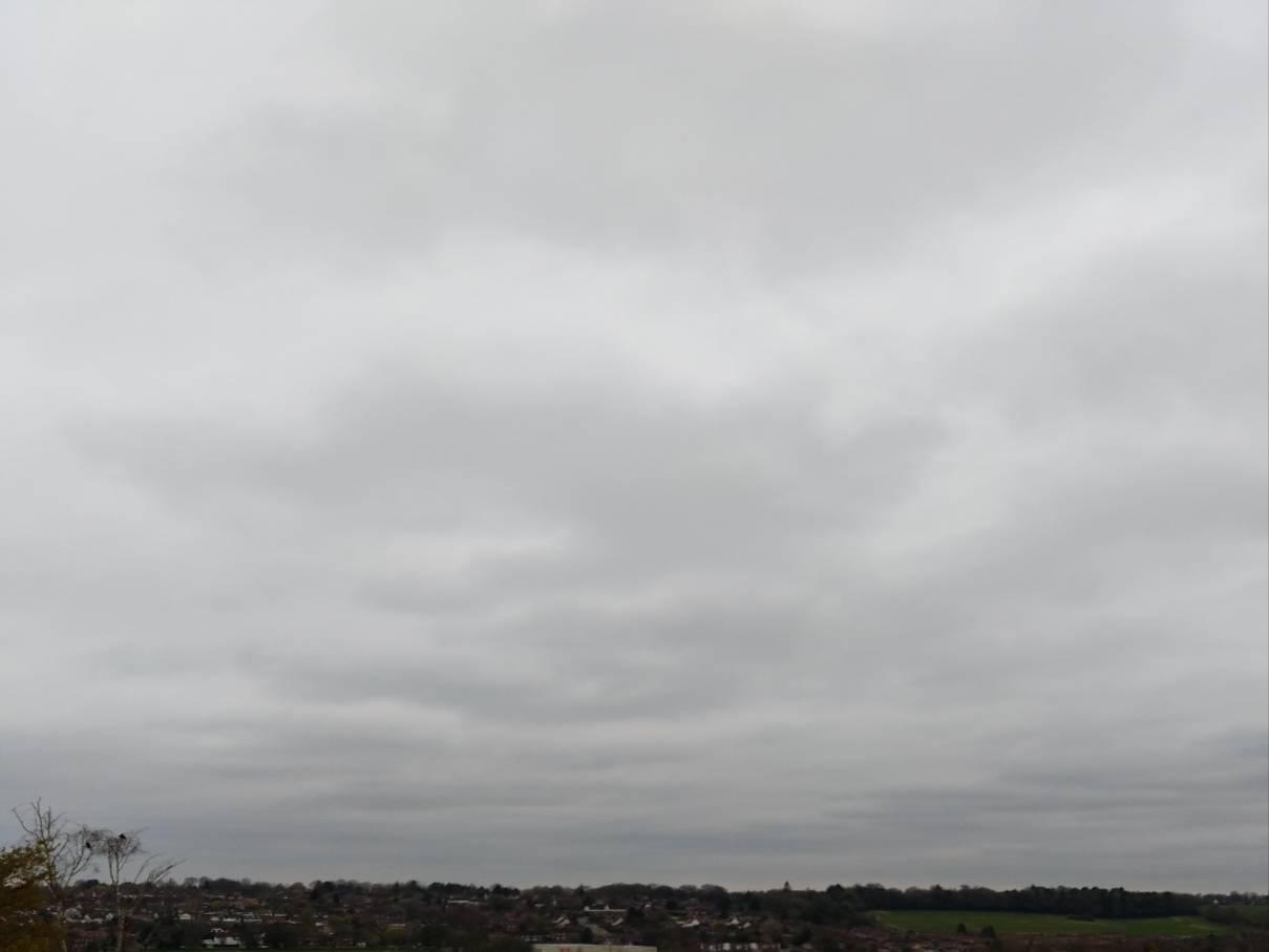 Berkhamsted, Hertfordshire, Mostly overcast today. Max temp 11C ...