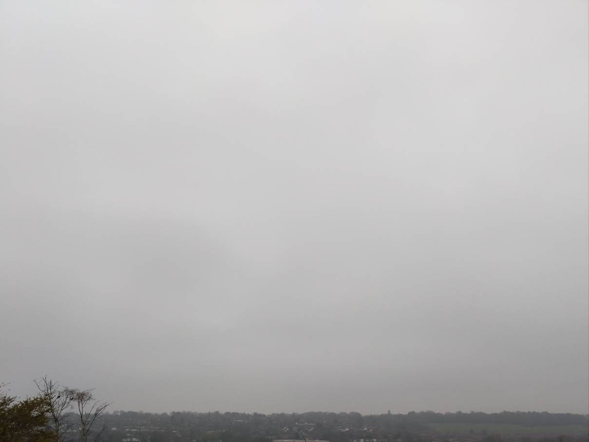 Berkhamsted, Hertfordshire, Overcast and damp. Max temp 10.1C. ...