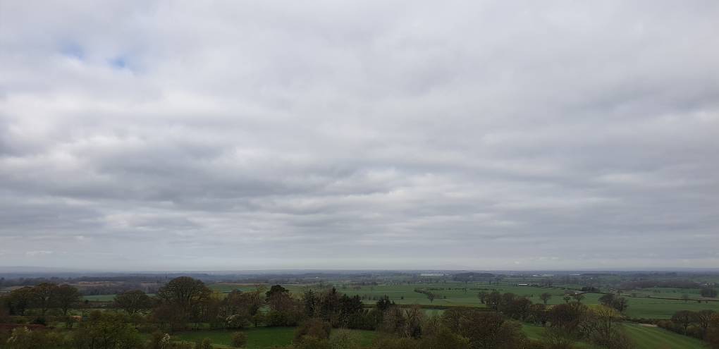 BRAMPTON, Cumbria, Sun still struggling to get through...