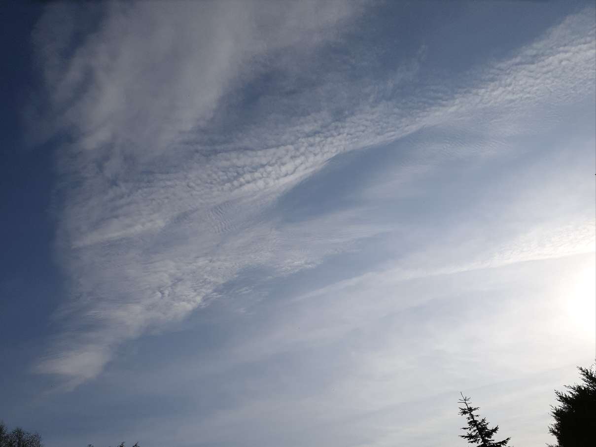 BRAMPTON, Cumbria,  A FEW CLOUDS NOW...