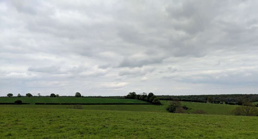 Berkhamsted, Hertfordshire, Overcast and cold. Max temp 11.9C....