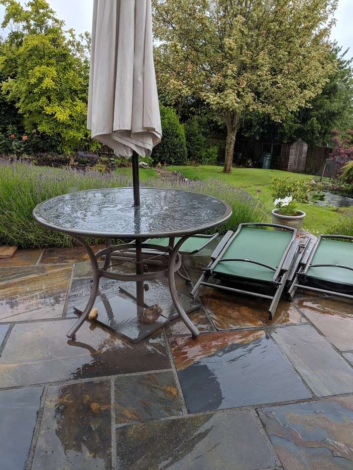 Berkhamsted, Hertfordshire, Rain for most of the day. 14mm recorded so far....