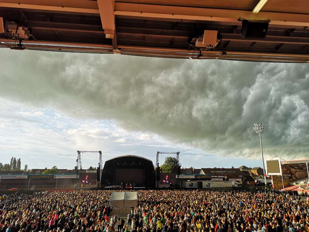 Chipping Norton, Oxfirdshire, Taken at Kingsholm Stadium shortly before Olly Murs gig...