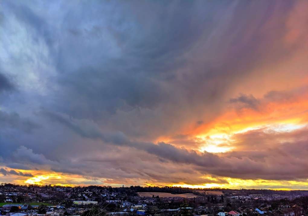 Berkhamsted, Hertfordshire, Sunset ...