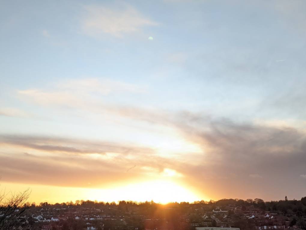 Berkhamsted, Hertfordshire, Sunset...