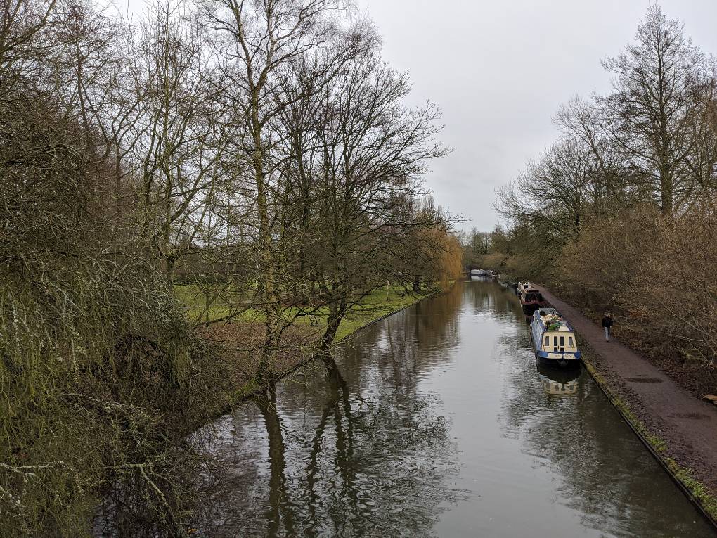 Berkhamsted, Hertfordshire, Overcast afternoon. ...