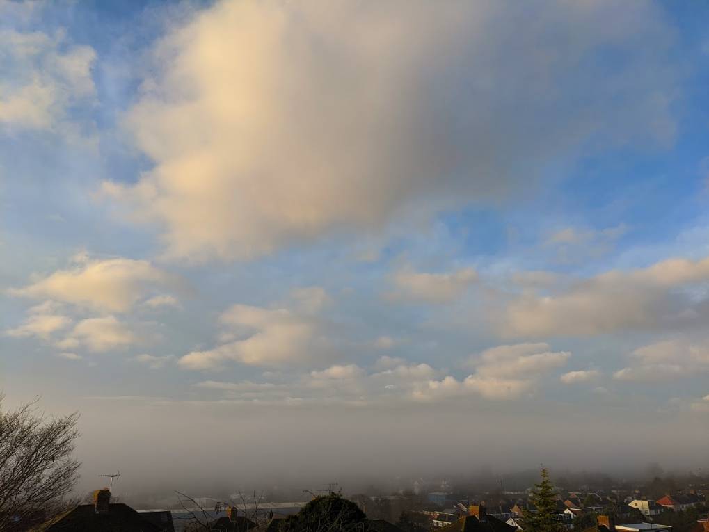 Berkhamsted, Hertfordshire, Fog in the valley...