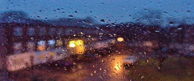 Rain returns, Richmond, London, sent by lanky