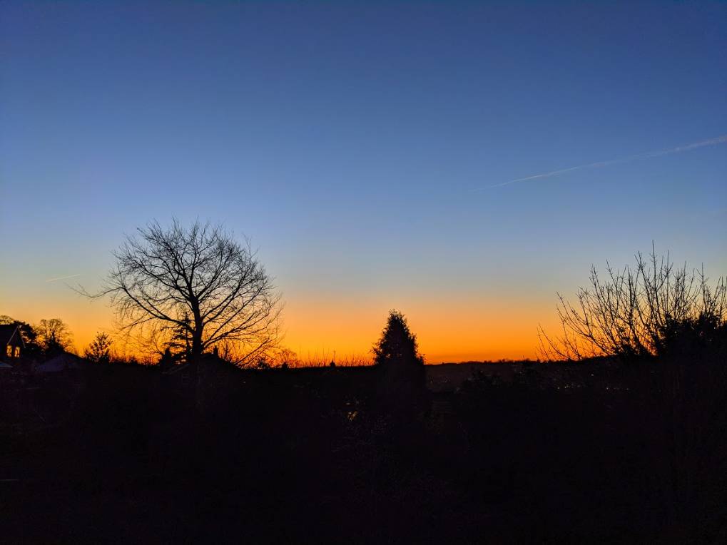 Berkhamsted, Hertfordshire, Sunrise on Christmas Day...