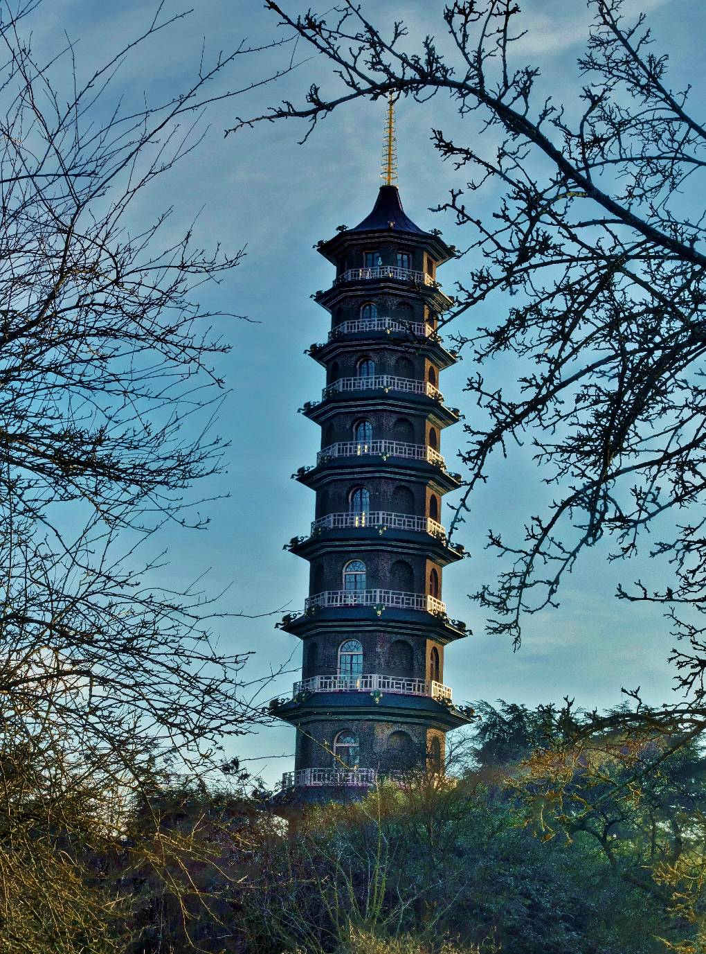 Richmond, London, Kew Gardens Pagoda Today...
