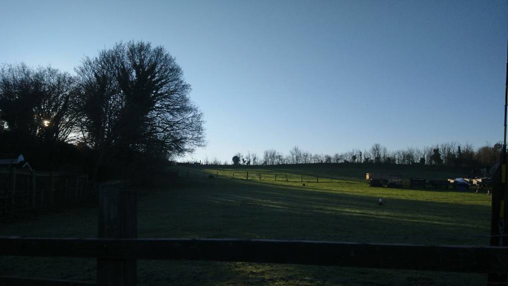 Ryarsh, Kent, Clear day...