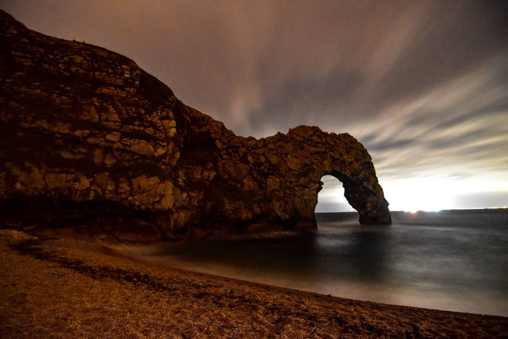 Durdle door, Dorset, Night sky at durdle door dorset...