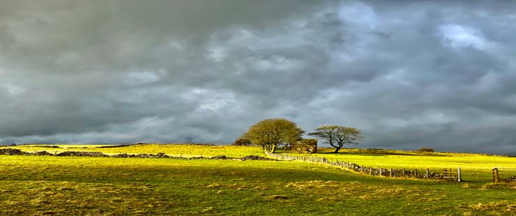 Showery weather, Leek, Staffordshire, sent by toppiker60