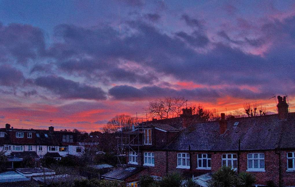 Richmond, London, Sunrise 07:45 today...