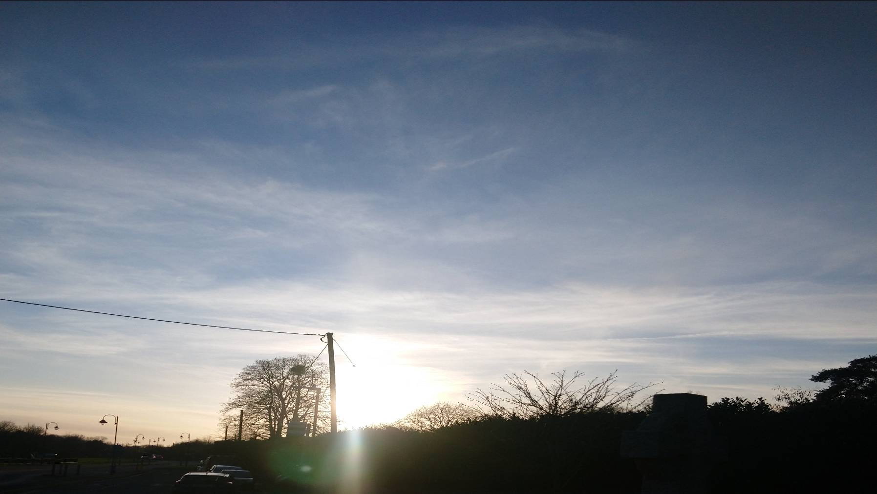 West malling, Kent, Bear sunset time...