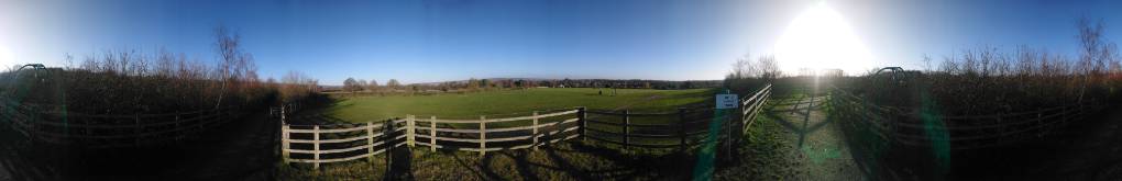West malling, Kent, Panoramic view ...
