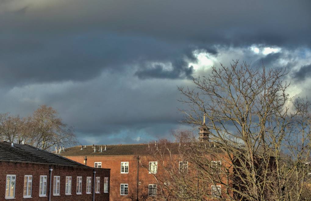 Richmond, London, Shower clouds developing...