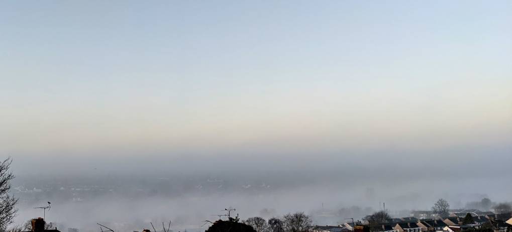 Berkhamsted, Hertfordshire, Fog in the valley...