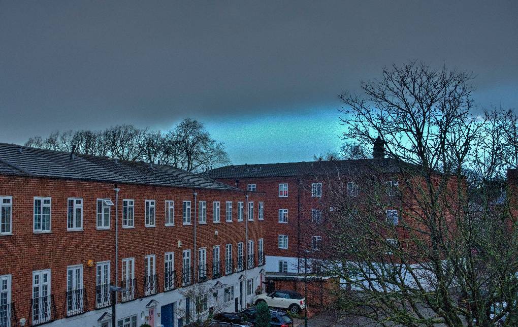 Richmond, London, Clearance approaching after squall line passed...