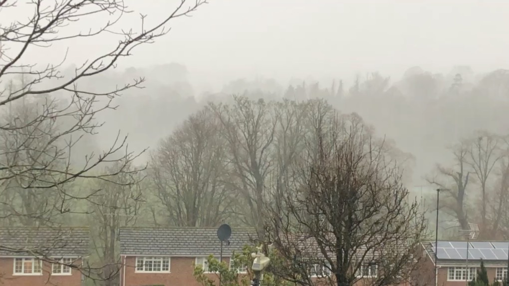 Henley, Oxfordshire, Storm squall ...