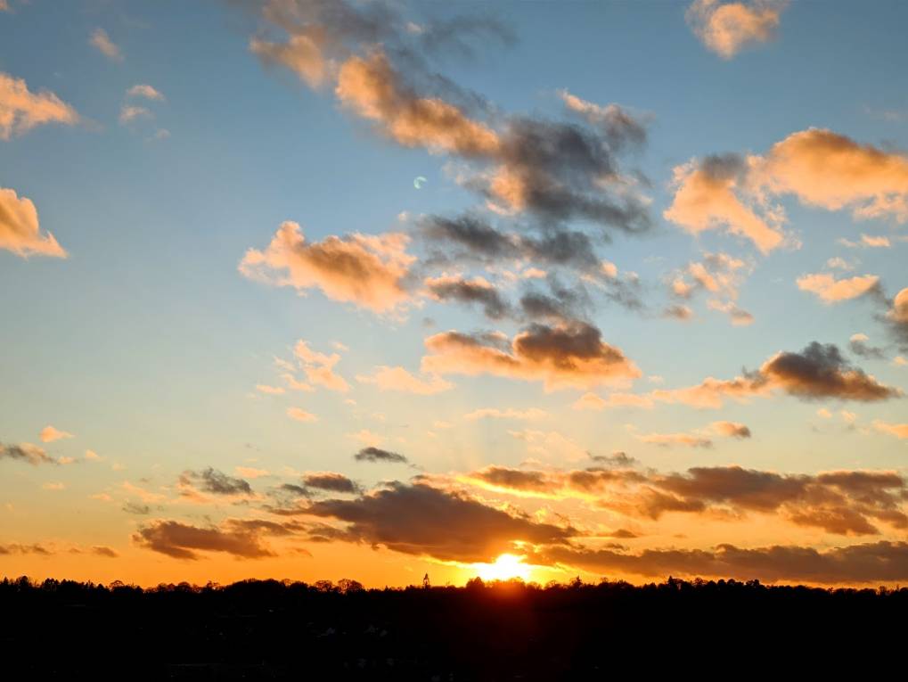 Sunset Berkhamsted, Hertfordshire,United Kingdom, sent by brian gaze