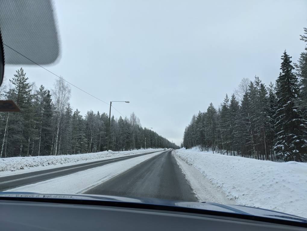 Rovaniemi, , Driving in the Arctic...