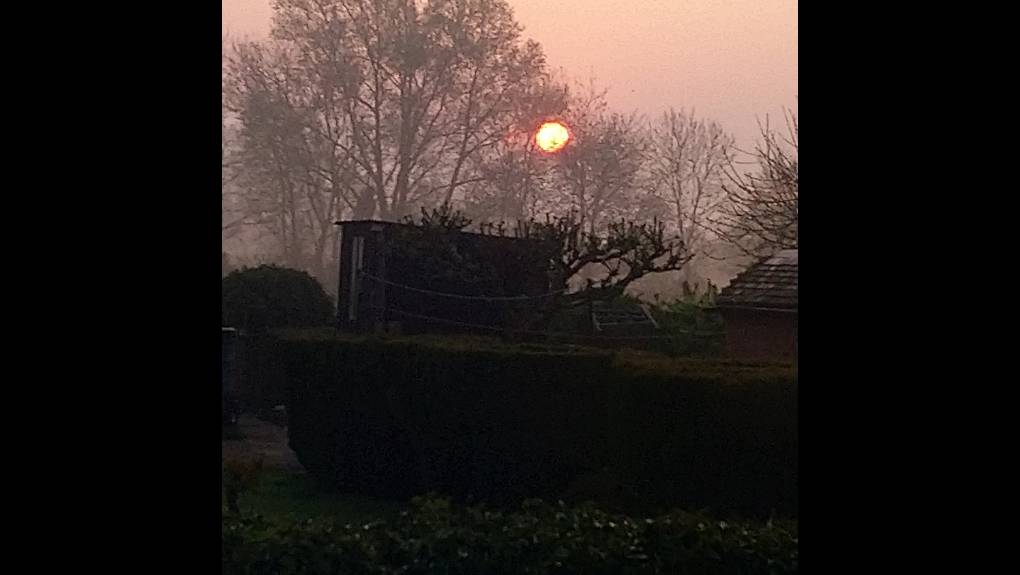Ryarsh, Kent, Thursdays sunrise ...