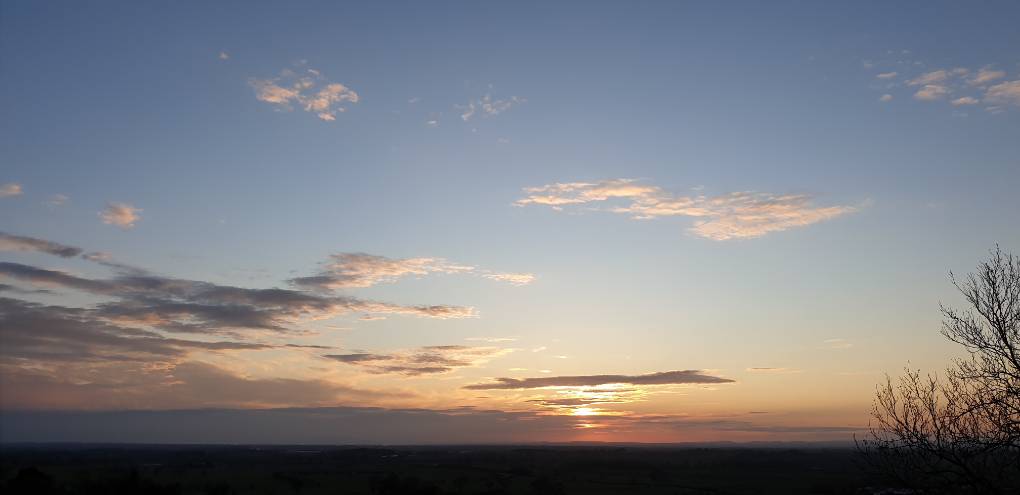 BRAMPTON, Cumbria, Sunset...