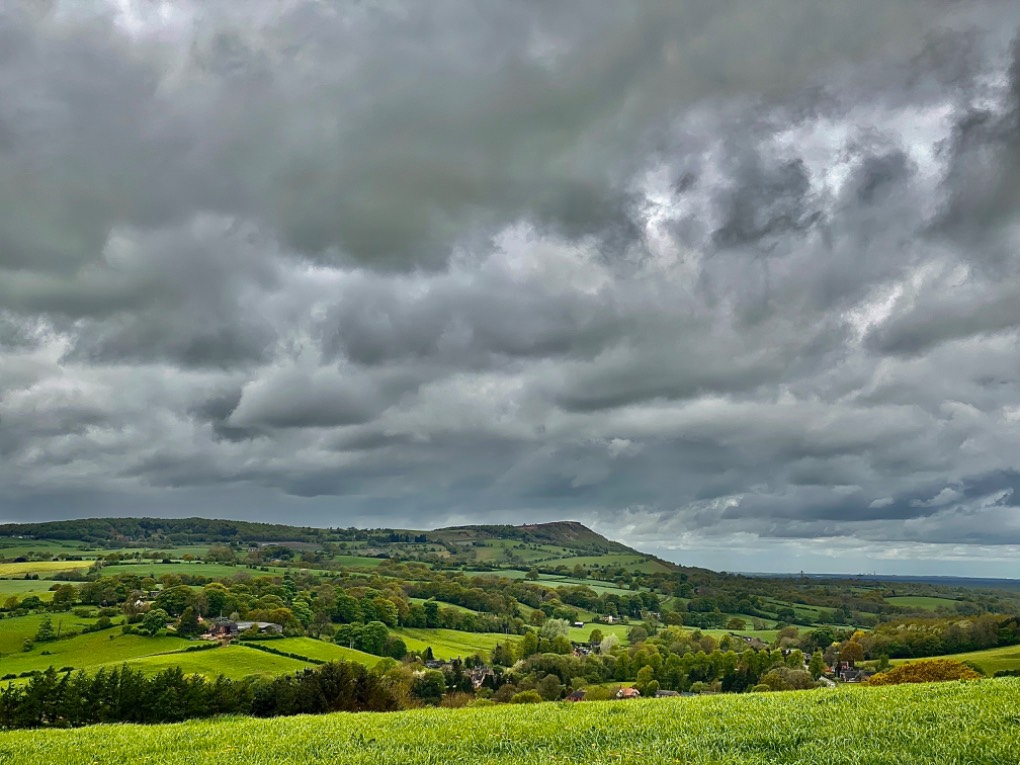 Overcast sky, Bosley, Staffordshire. Posted by toppiker60