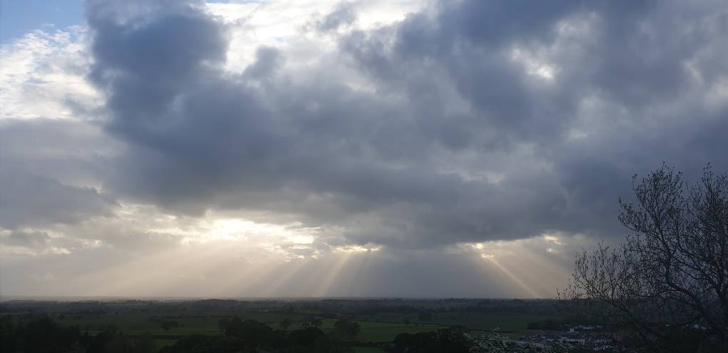 BRAMPTON, Cumbria, Distant Showers ...