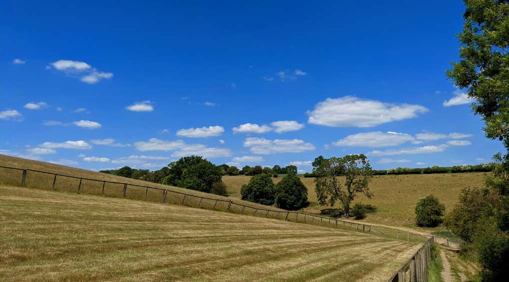 Berkhamsted, Hertfordshire, Fine weather in the Chilterns...