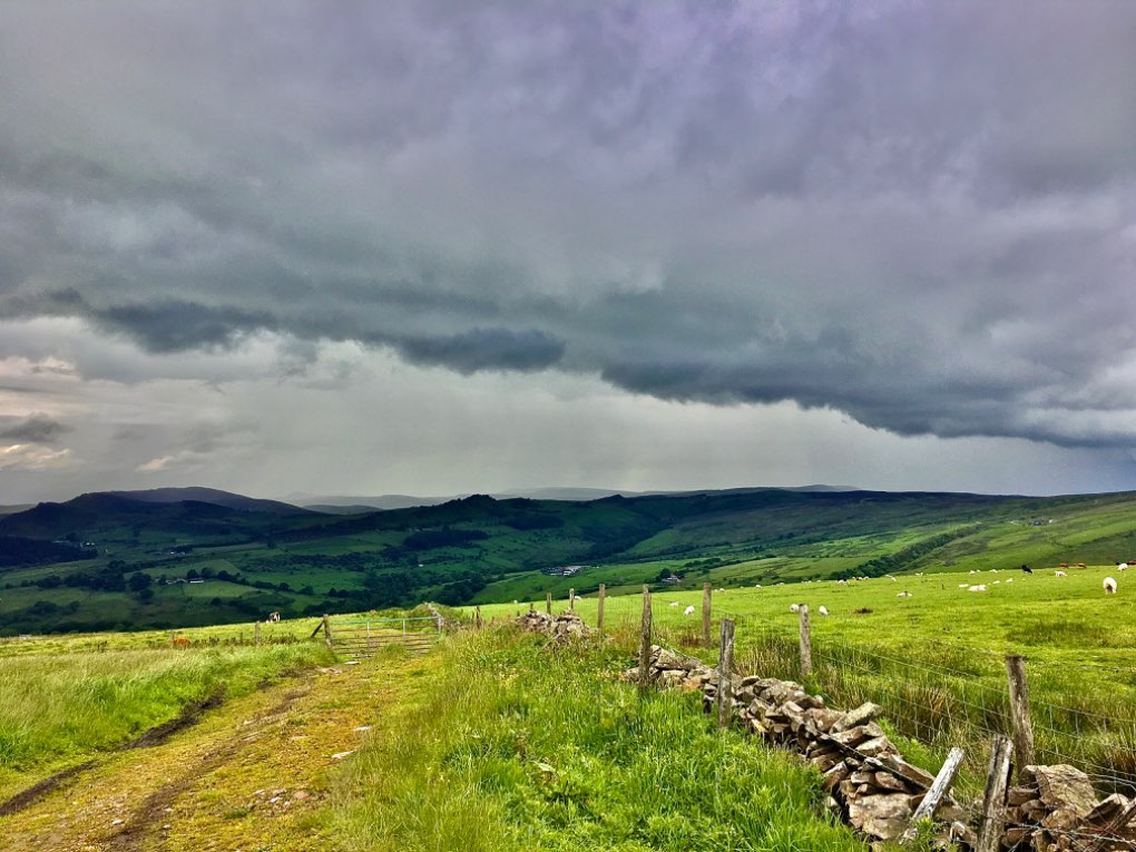 hefty showers over the hills leek, staffordshire,uk, sent by toppiker60