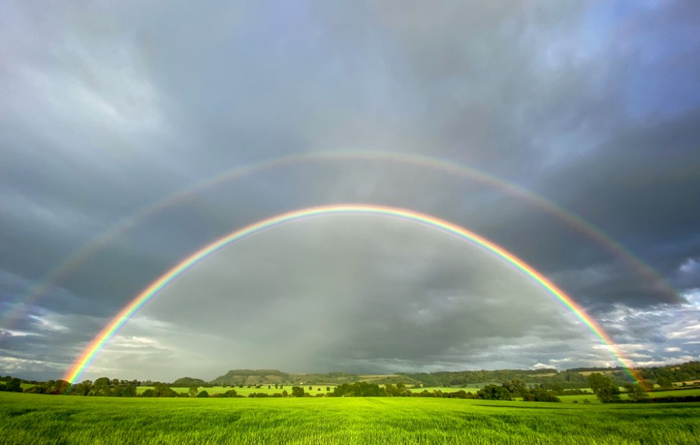 Harlington, Bedfordshire, Beautiful Rainbow...
