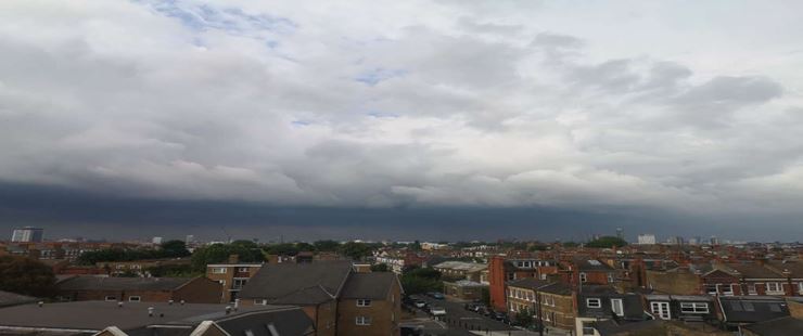 Storm clouds over London. Posted by  JMacSweeney