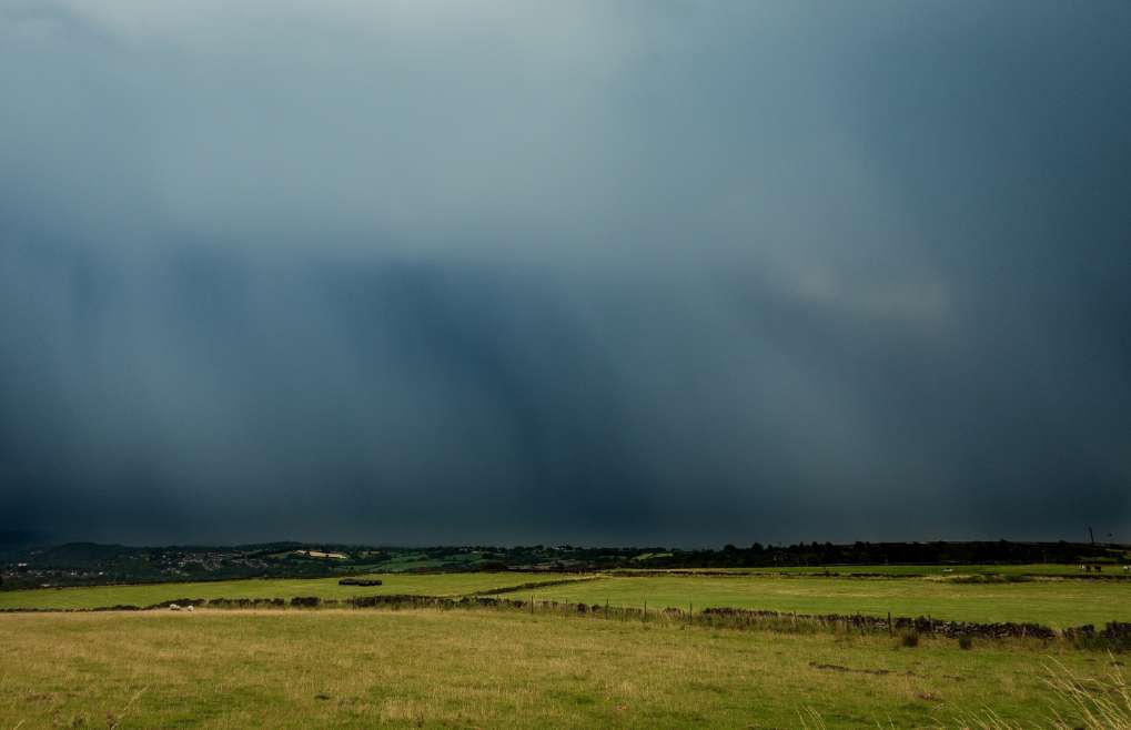 Sheffield, , Thunderstorm over Sheffield...