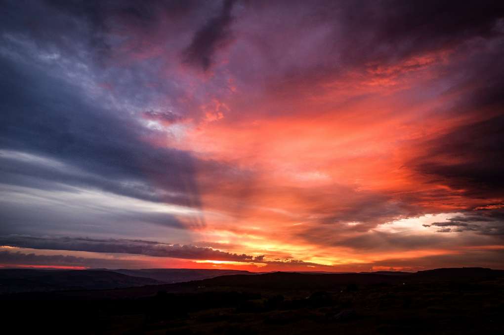 Sheffield, , Sunset after the storm #2...