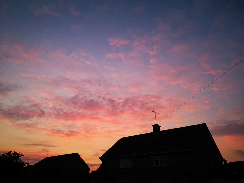 Somerton, Somerset, Sunset ...