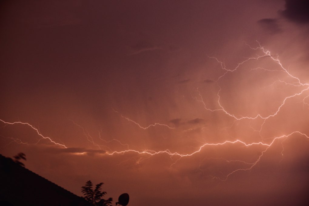 Leek, Staffordshire, Great storms tonight ...