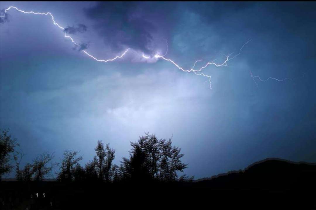 Lightning above Craig yr Allt. Posted by dear_mr_darwin