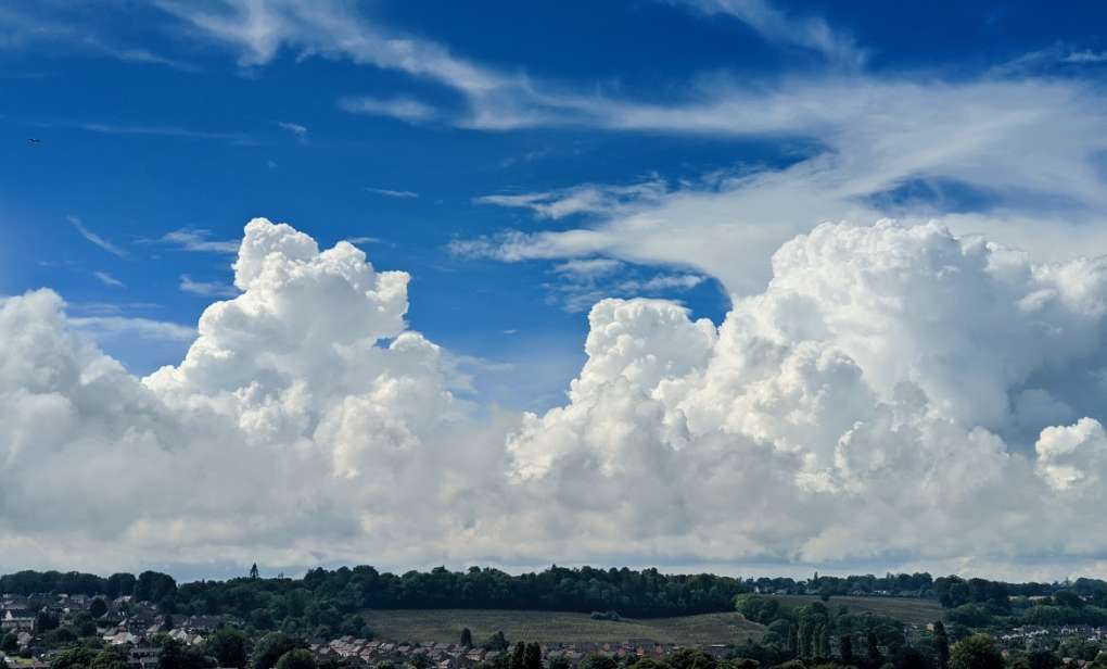 Berkhamsted, Hertfordshire, Fantastic cloudscapes over Berkhamsted...