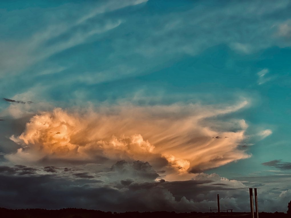 Near to Leek. Thunderheads. Posted by toppiker60