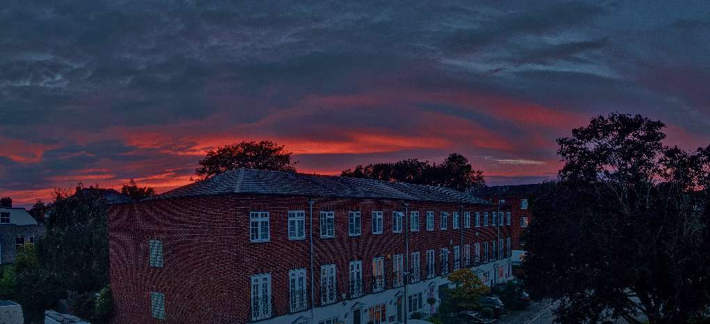 Richmond, London, sunset 8pm 30 Aug 2020...