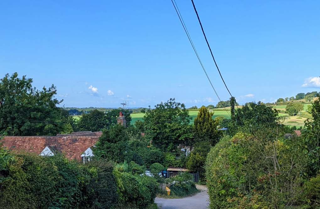 Aldbury, Herts, Aldbury village at the foot of the Ashridge hills...