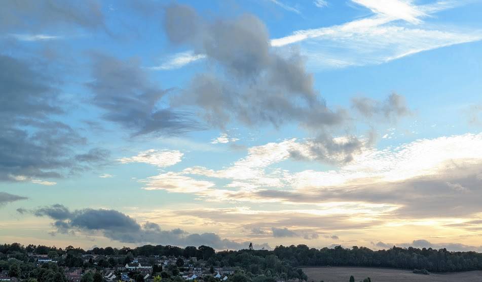 Berkhamsted, Hertfordshire, Just before sunset...