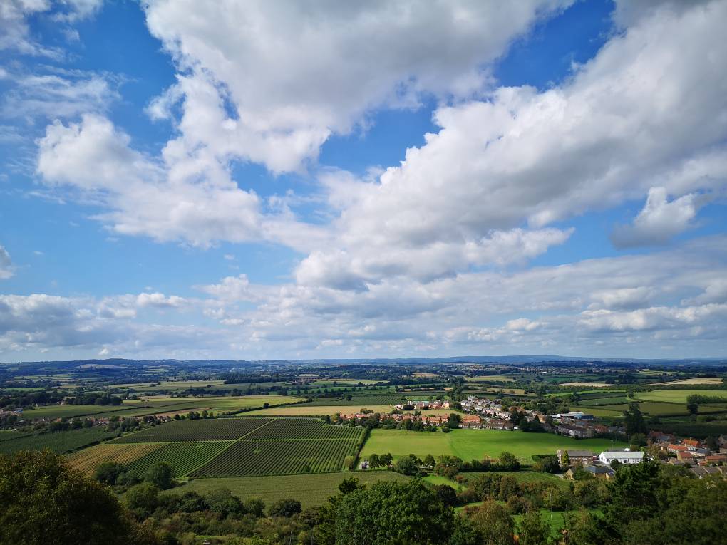 Montacute, Somerset, View from Ham Hill ...