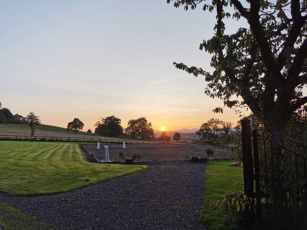Auchterarder, , Golden sunset...