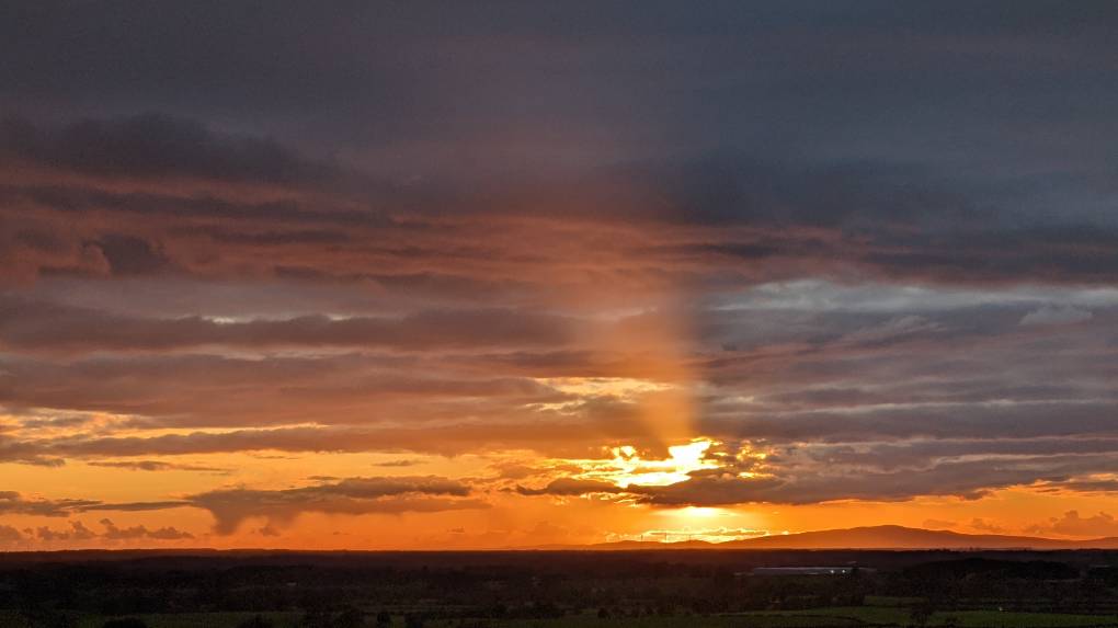 Sunset near to Brampton, Cumbria. Posted by Cumbrian Snowman