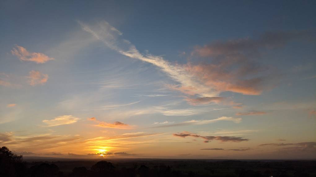BRAMPTON, Cumbria, Sunset...